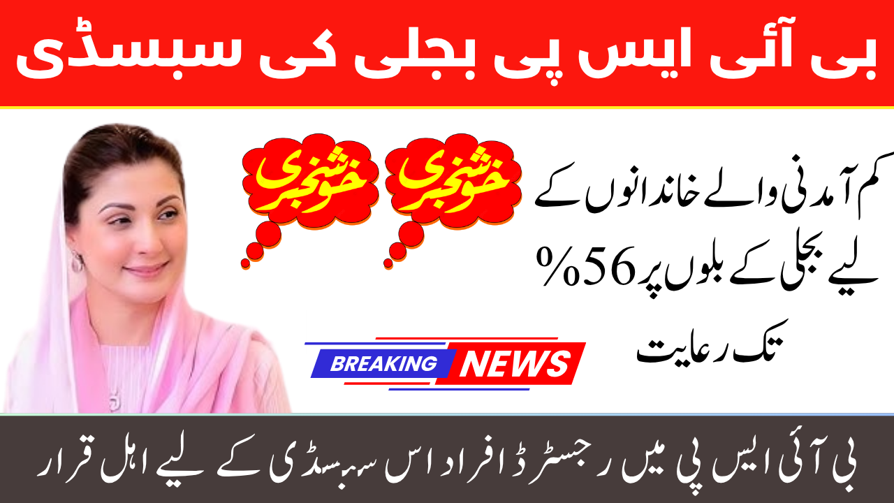 8171 BISP Electricity Subsidy Program 2025 Save Up to 56% on Your Monthly Power Bills