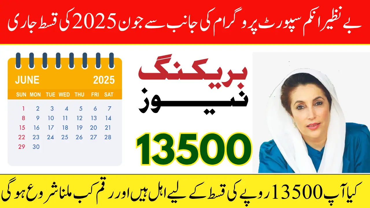 Benazir Kafalat 13500 Payment Check Online June 2025 - Full Guide With Latest Updates