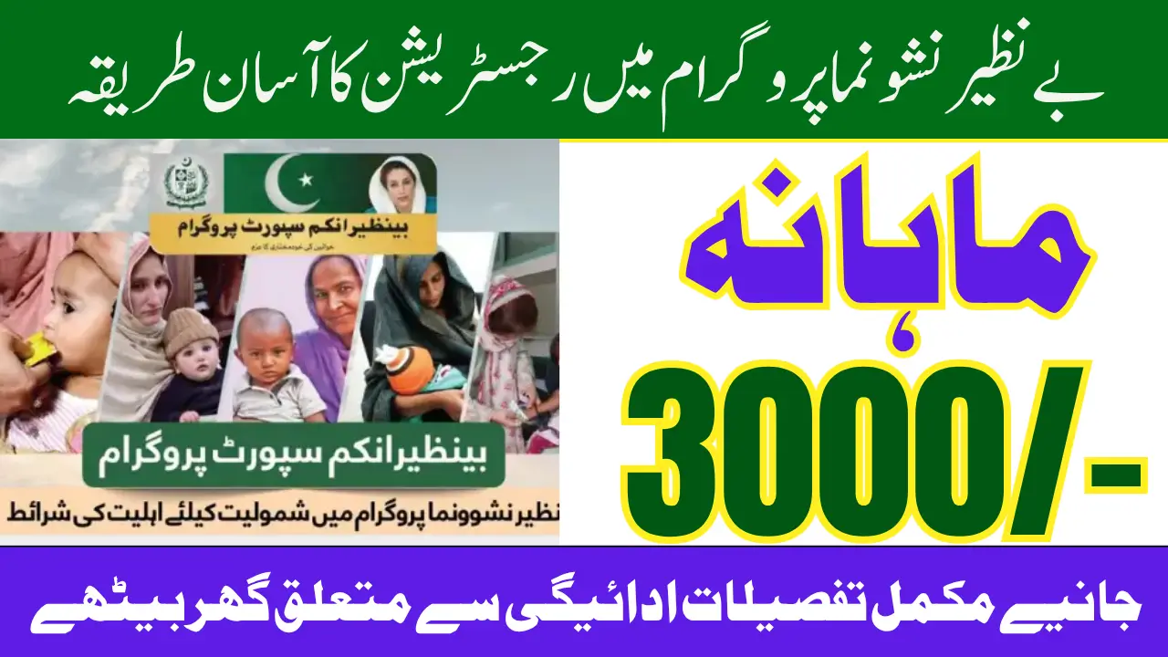 Benazir Nashonuma Program 2025 Monthly Rs. 3000 Support for Pregnant Women and Young Children