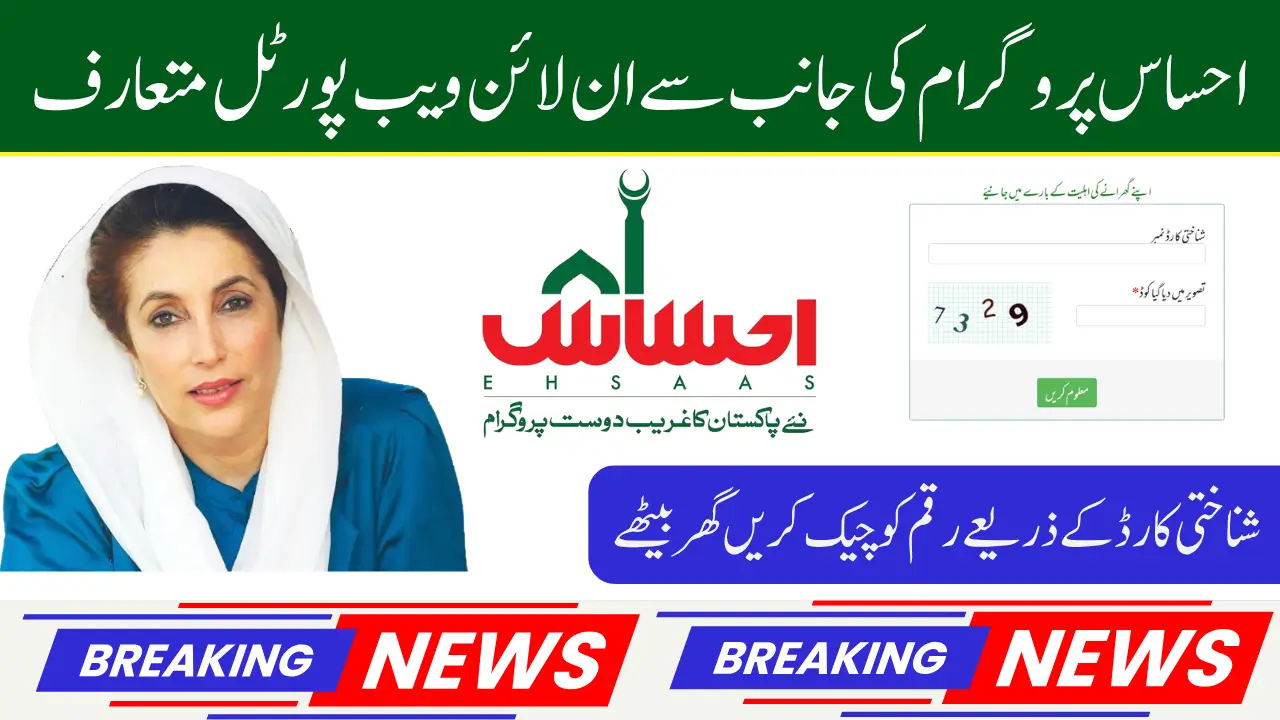 Ehsaas Program 8171 CNIC Portal Update to Track June 2025 Payment Instantly