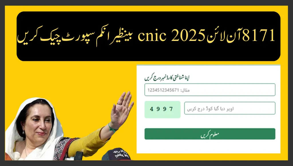 8171 Check Online CNIC 2025