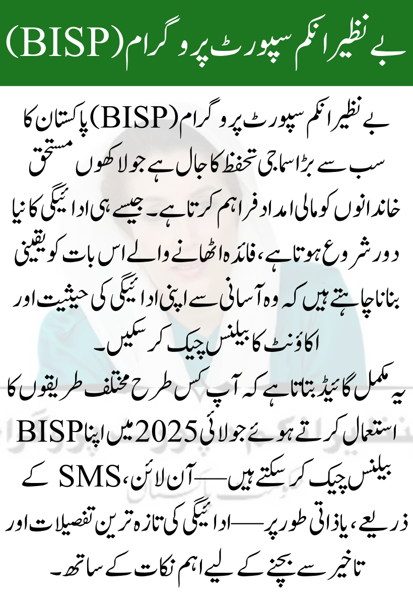 BISP Balance Check July 2025 – Easy Ways to Verify Your BISP 8171 Payment Status (1)